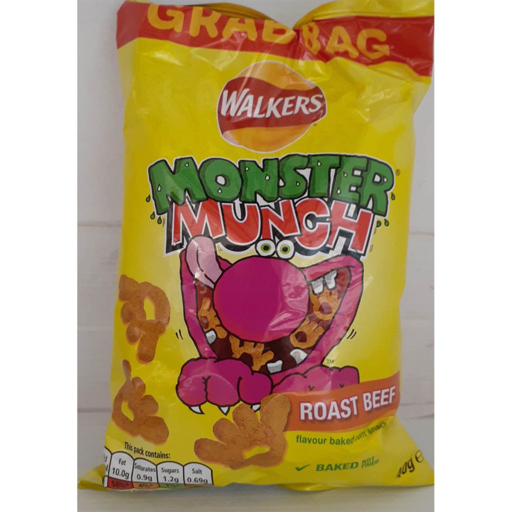 Walkers Monster Munch Roast Beef Uk Crisps G European Grocery Store