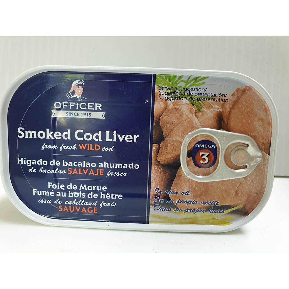 officer-smoked-wild-cod-liver-120g-european-grocery-store