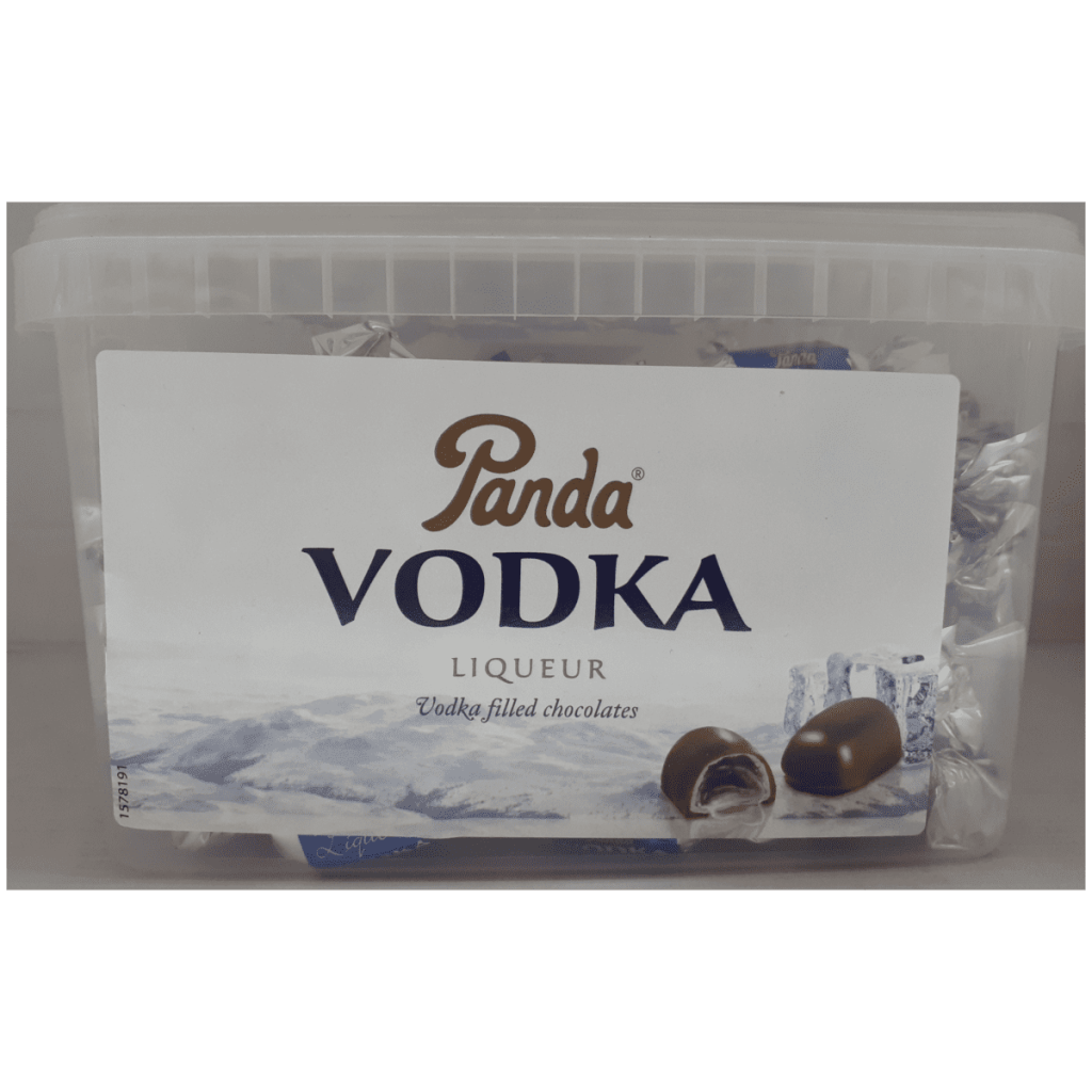 Panda Vodka Liqueur Vodka Filled Chocolates 122 pcs 1.3kg(BBD29/06/2023 ...
