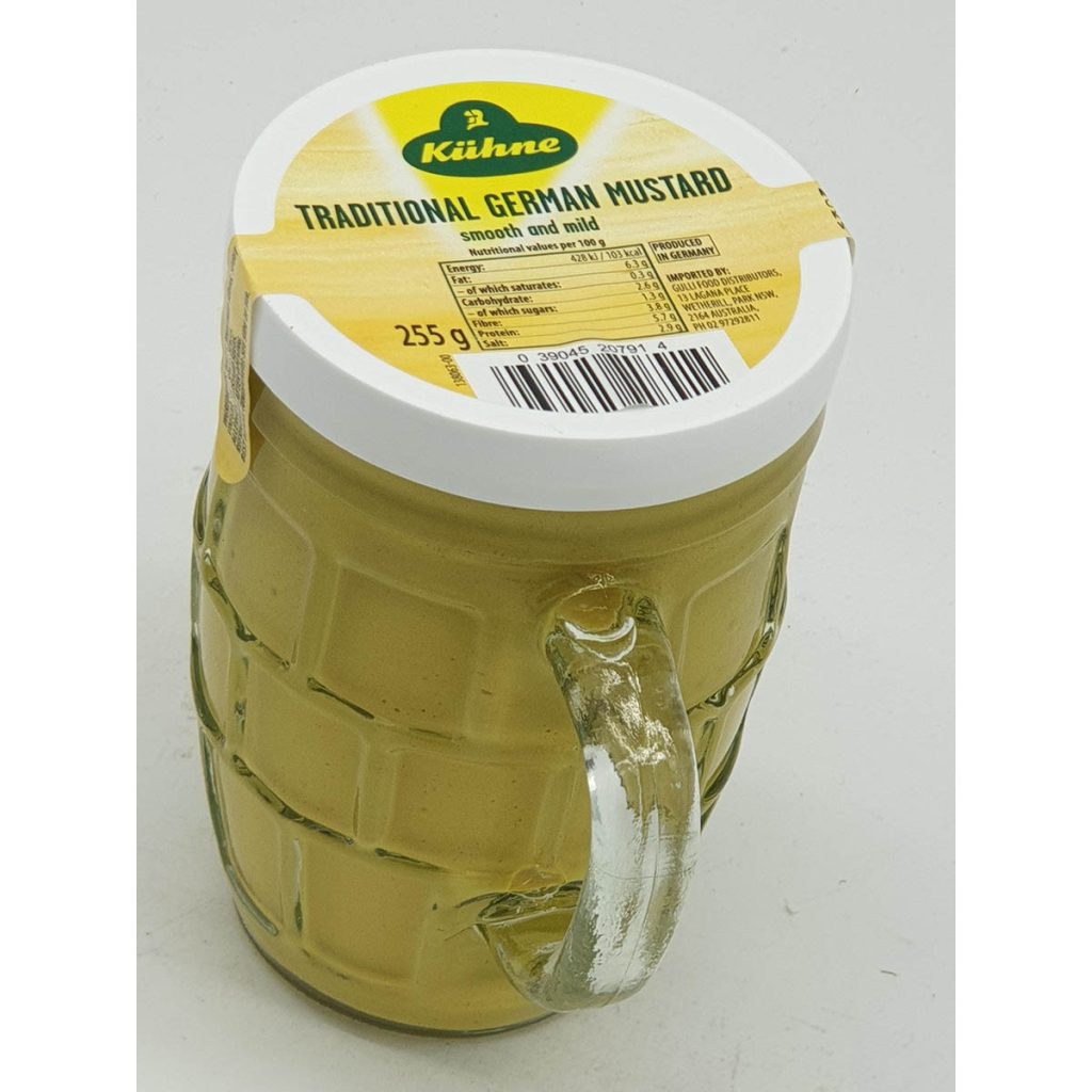 Kuhne German Mustard 255g European Grocery Store