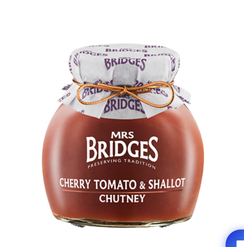Mrs Bridges Cherry tomato shallot chutney 340g European Grocery Store