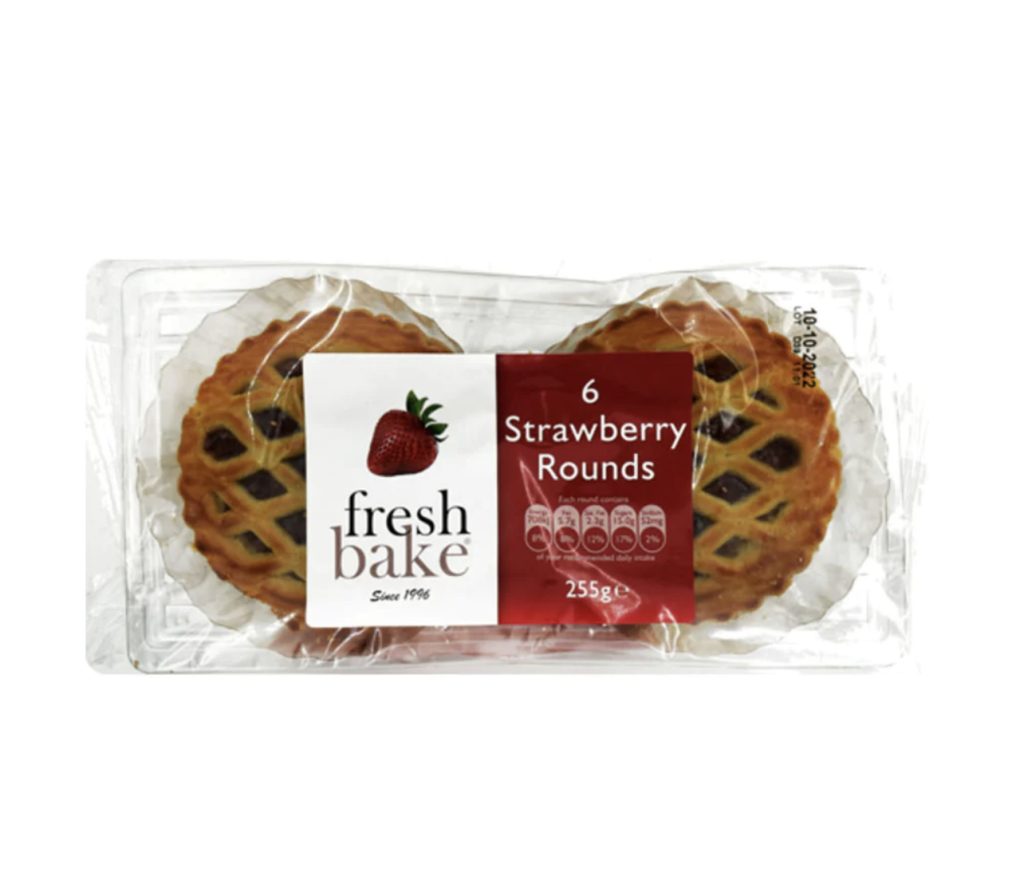 Fresh bake 6 strawberry Rounds - European Grocery Store