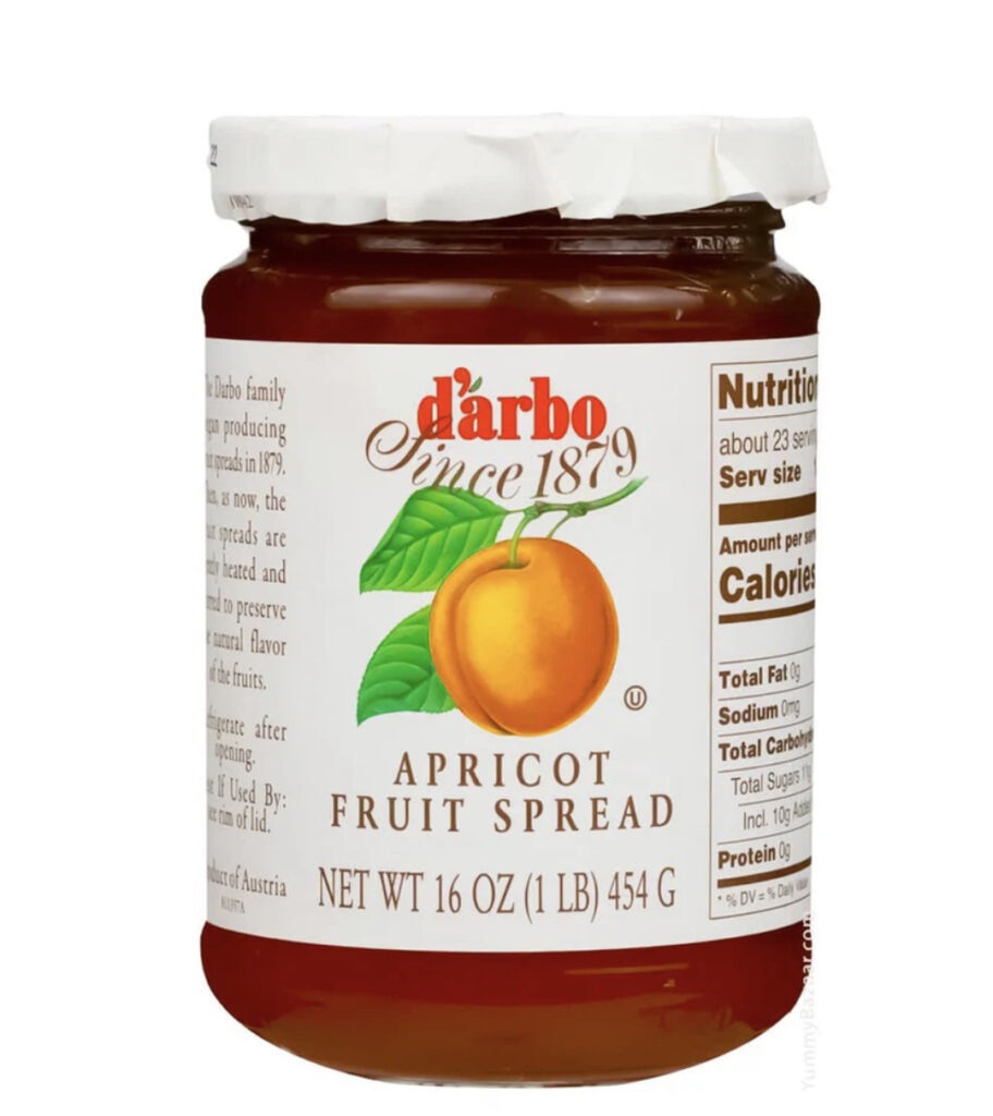 Darbo apricot fruit spread jam 454g - European Grocery Store