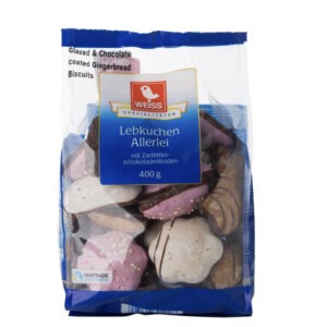Weiss milk chocolate glazed coated Gingerbread 400g