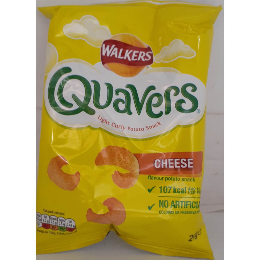 Walkers Quavers UK Crisps 20g European Grocery Store
